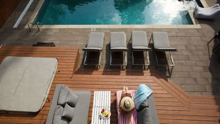 pool deck