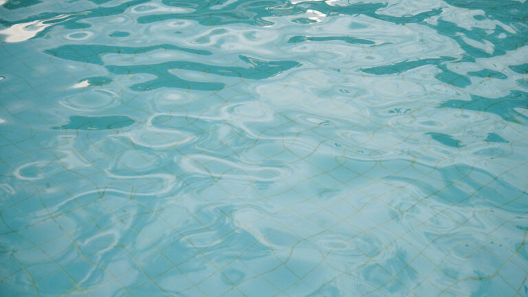cloudy swimming pool